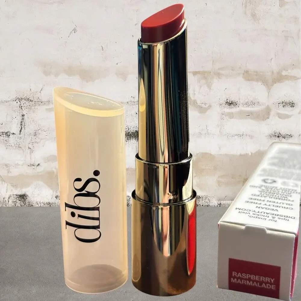 Dibs Jam Jam Lip Plumping Lipstick Melt in Raspberry Marmalade NIB